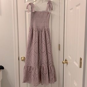 Pink Lily NWOT Purple Lace MIDI dress